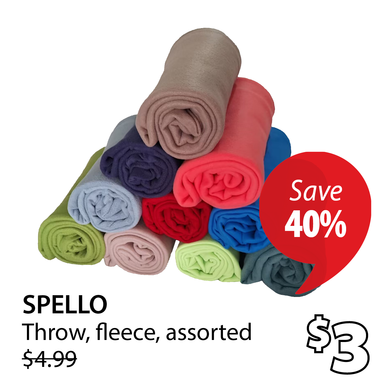 SPELLO Throw | Save 40%