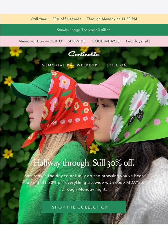 Still 30% Off, Two Days!