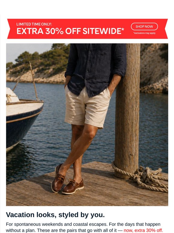 Hey you, your faves are EXTRA 30% off!
