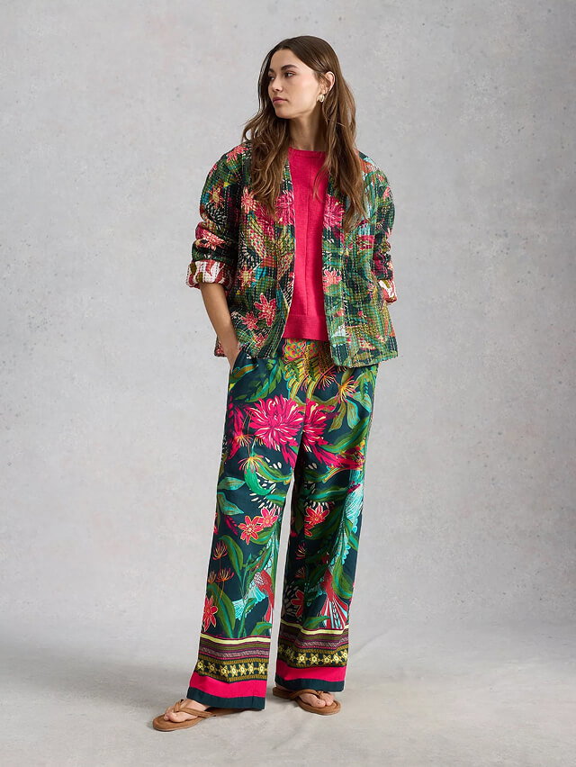 Shop Ally Wide Leg Full Length Trouser