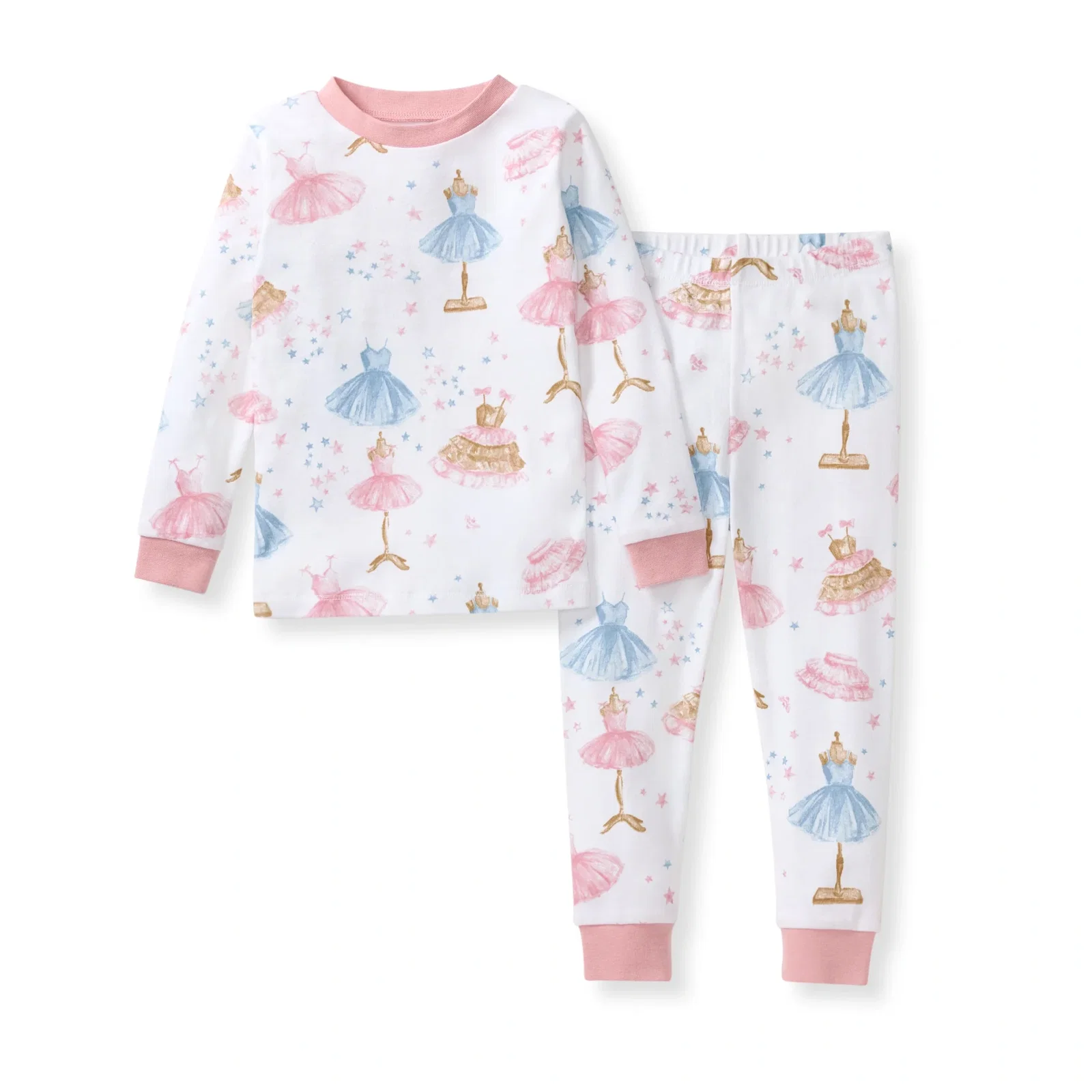 Image of Let's Play Dress Up Organic Cotton Two-Piece Pajamas