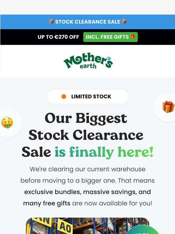 🚨 ATTENTION: Our Stock Clearance Sale is LIVE