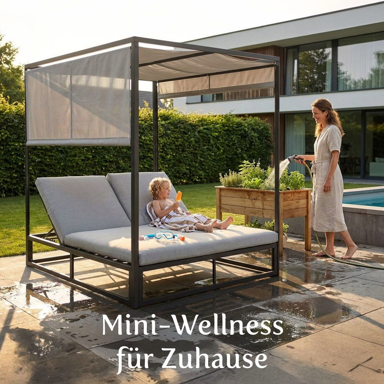 Bild Mini‑Wellness für zuhause - OUTLIV. Anzio Daybed 