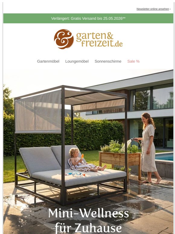 Bis zu 10% Rabatt + verlängerter Gratisversand