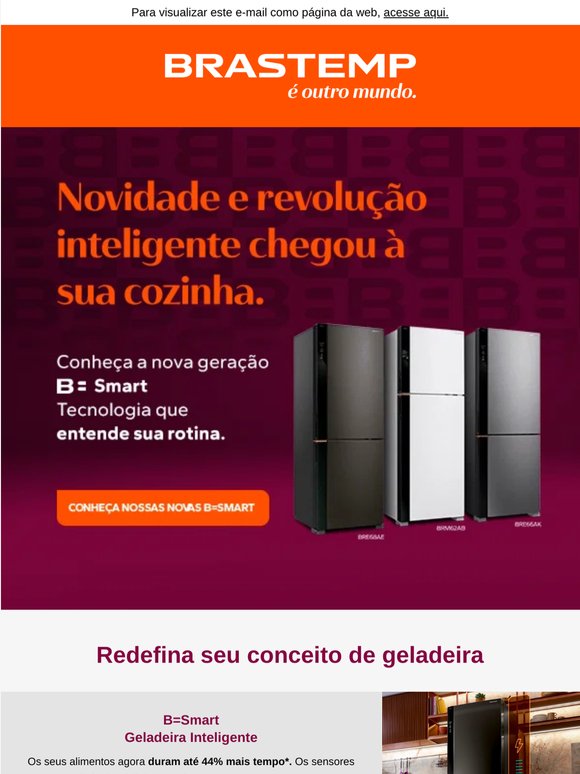 Sua geladeira ainda não faz isso? 🧠