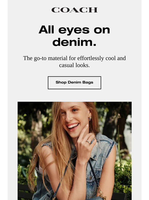 Inside: effortlessly cool denim bags