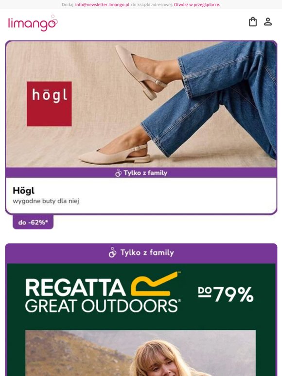 Camping z Regattą do -79%* ⛺ Sprzęt, moda, akcesoria