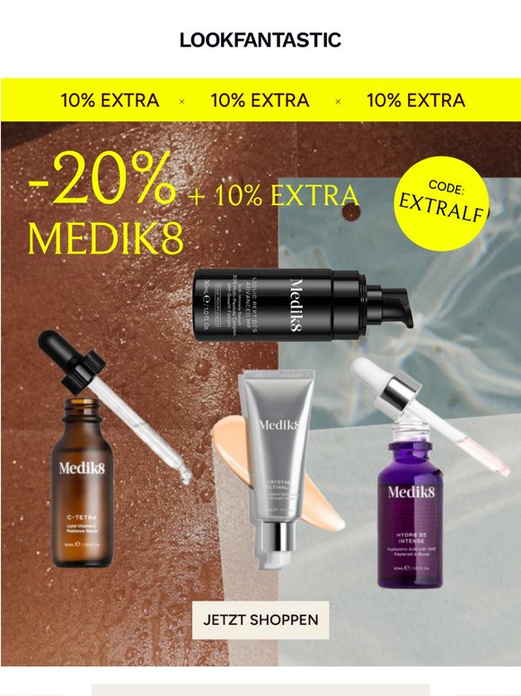 Medik8 | 20% Rabatt + 10% EXTRA