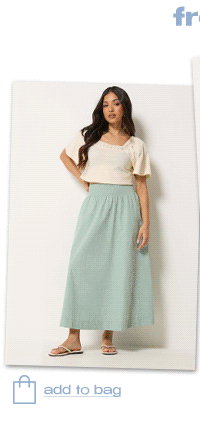 sage green skirt