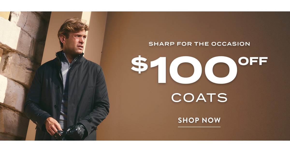 $100 Off Coats