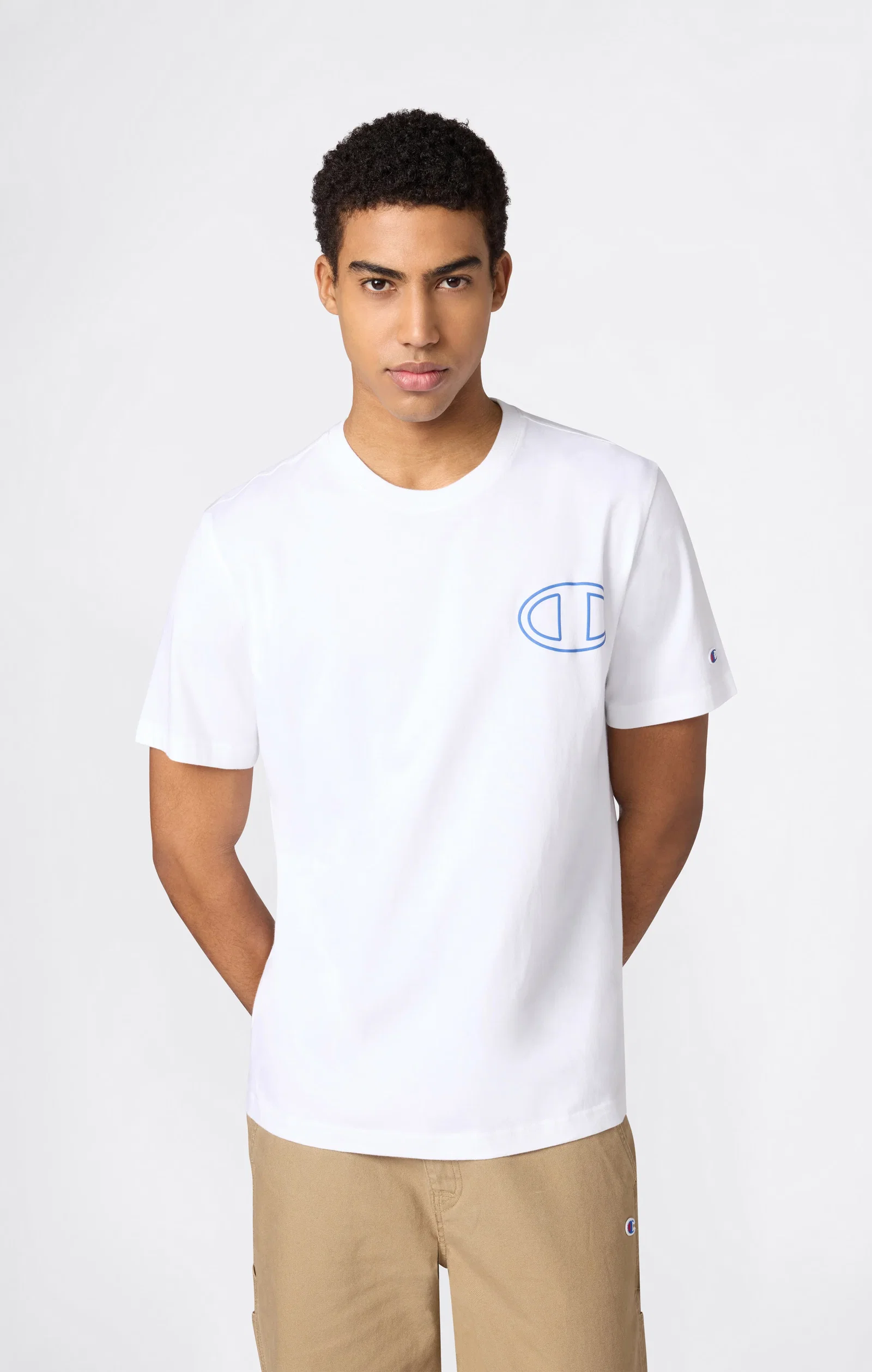 Image of Men’s Crewneck T-Shirt With Puff Print Graphic