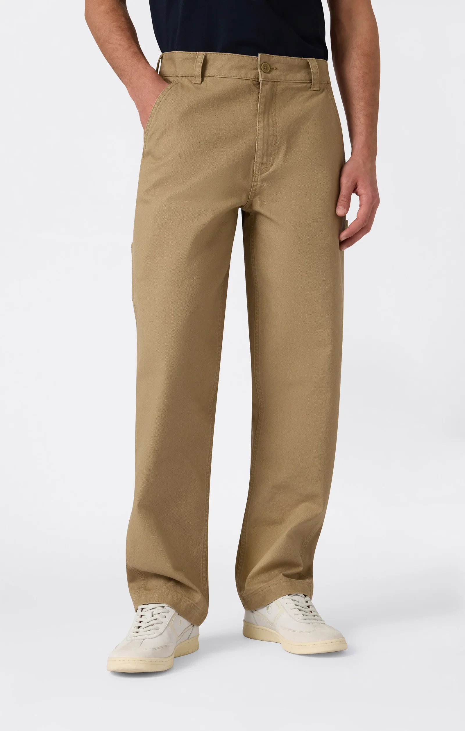 Image of Men’s Durable Cotton Cargo Pants Reverse Weave