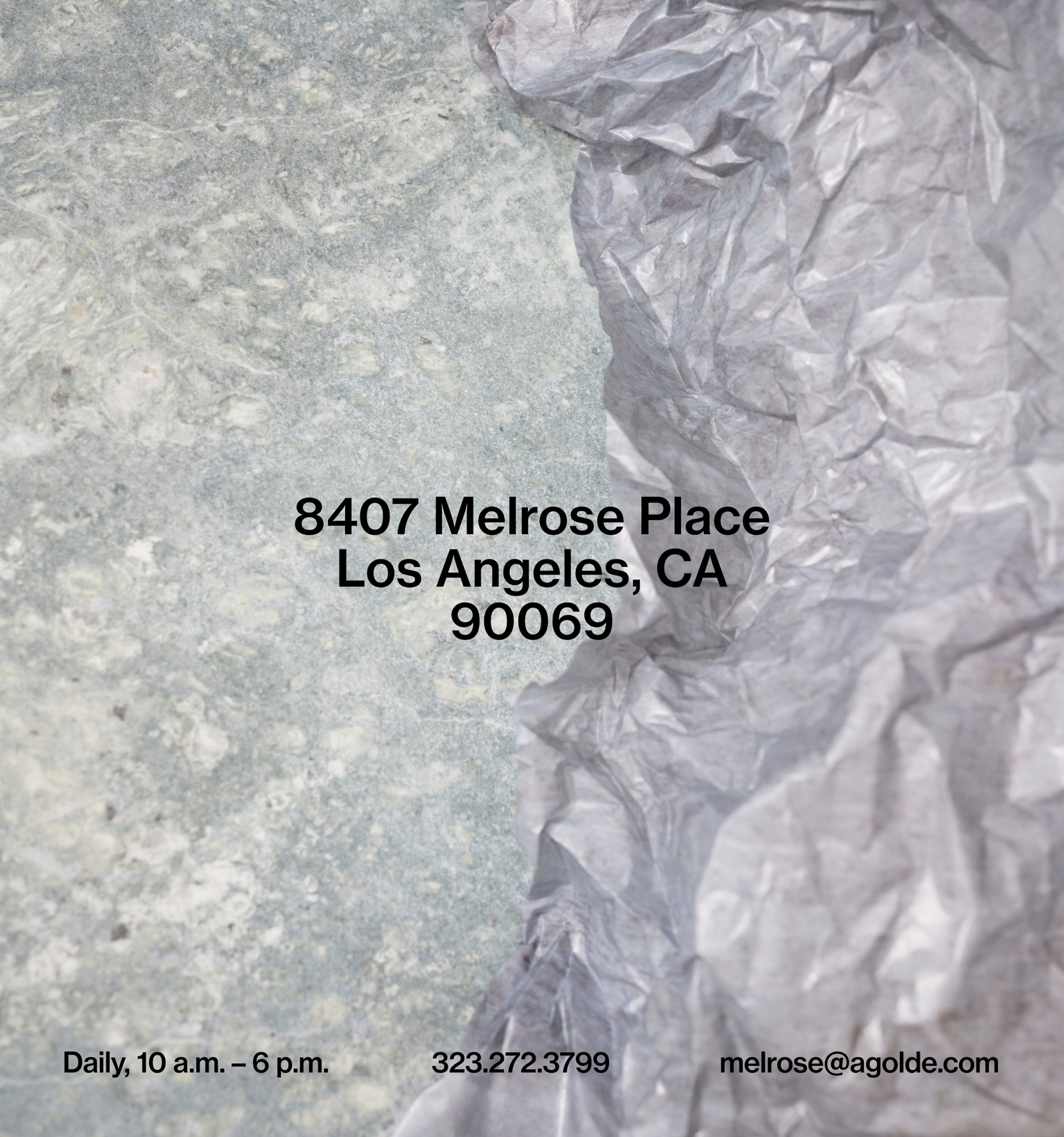 AGOLDE Melrose Place