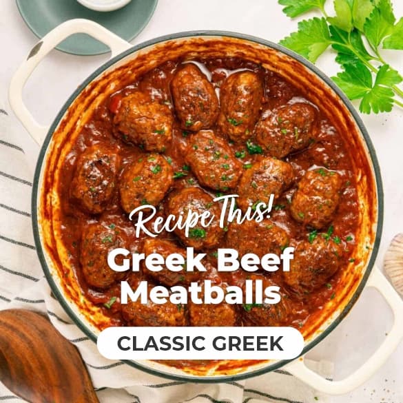 Gwen Wolken, greek meatballs