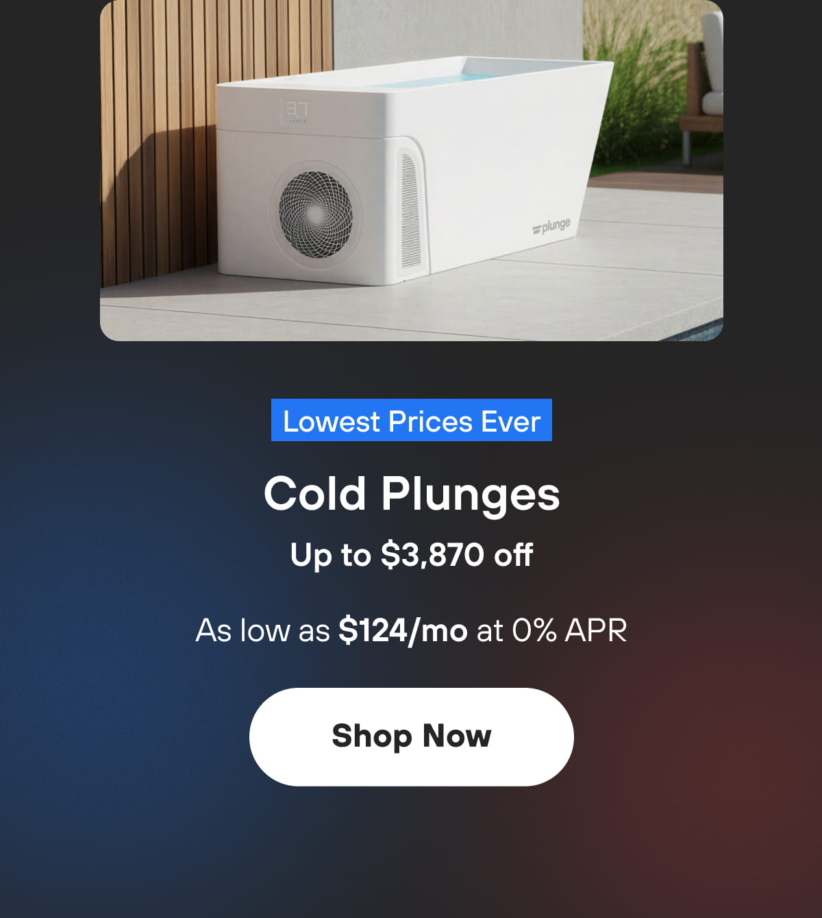 Cold Plunges Up to $3,870 off | Shop Now