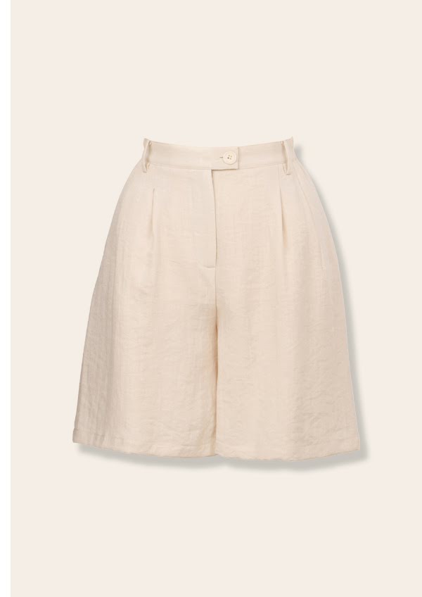 High Waisted Blazer Shorts
