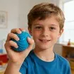 Fuzz Ball Squishy Stress Ball, Soft Fidget Toy for Anxiety Relief, Sensory Squishy Toys Balls Anxiety Stress Relief Toys (Blue)