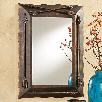 Metal Arrow Mirror