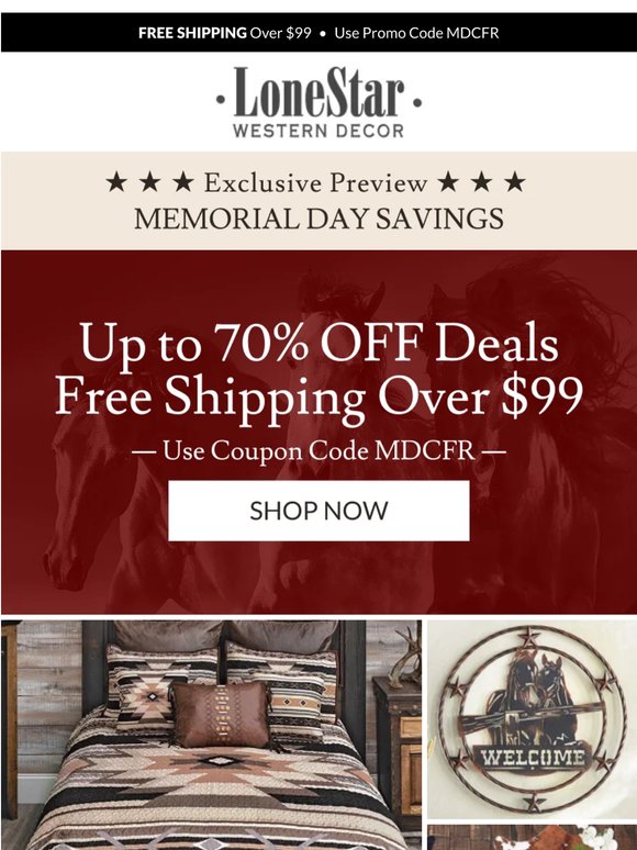 Early Memorial Day Access Starts Right Here 🎉
