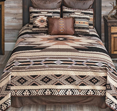 Sunset Crossing Quilt Bed Set - Queen