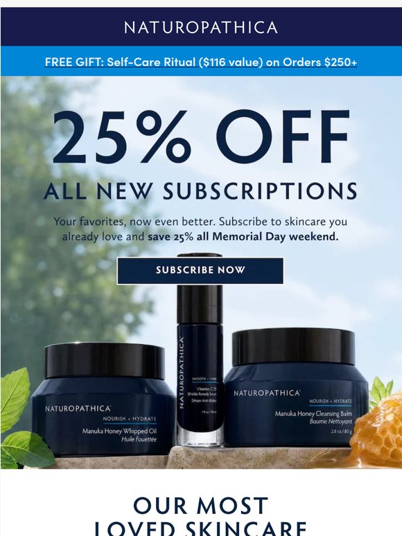 Your Skincare Ritual, Now 25% Off 🫧