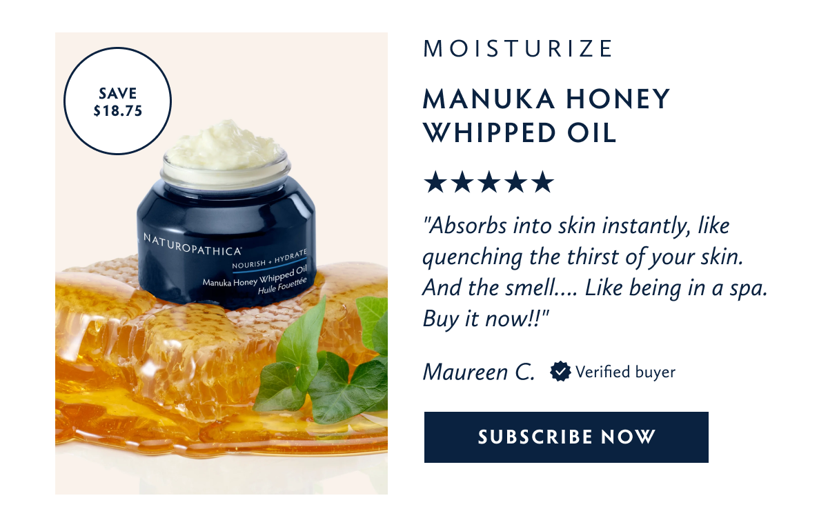Manuka Honey Whipped Oil