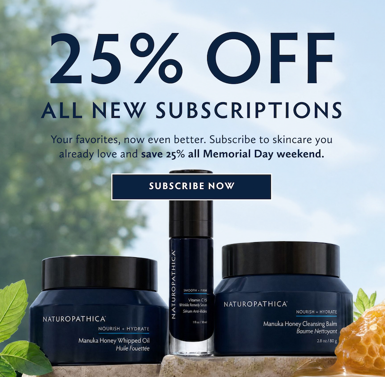25% Off All New Subscriptions