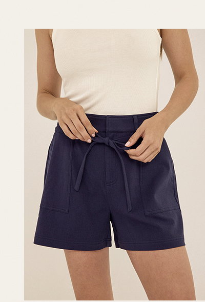 Yessenia Stretch Twill Short