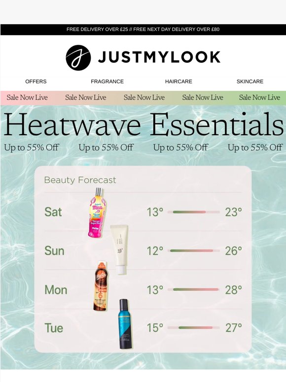 Heatwave’s most wanted 🌞 up to 55% off