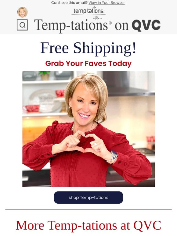 Today: Temp-tations Shipping is FREE!