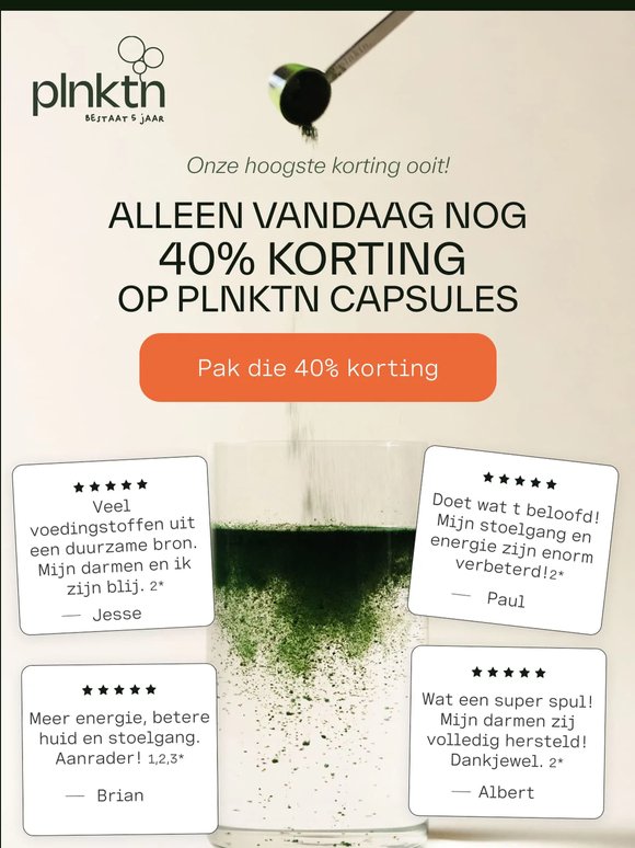 Dit is je laatste kans op 40% korting