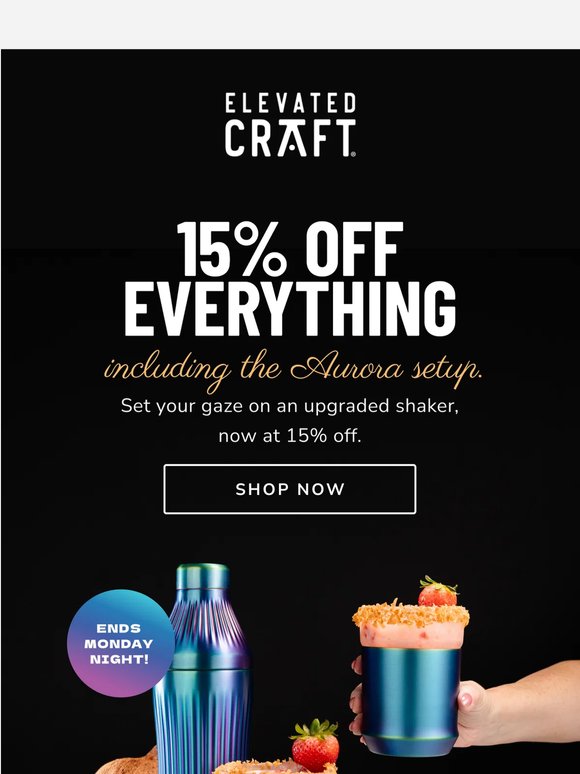 15% off was written in the stars
