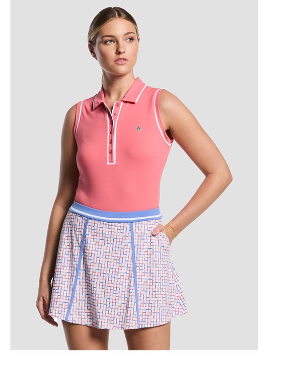Shop the Women's Color Theory Gingham Golf Skort