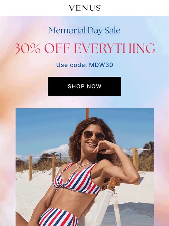 Don't Miss 30% Off ALL Swim 👙