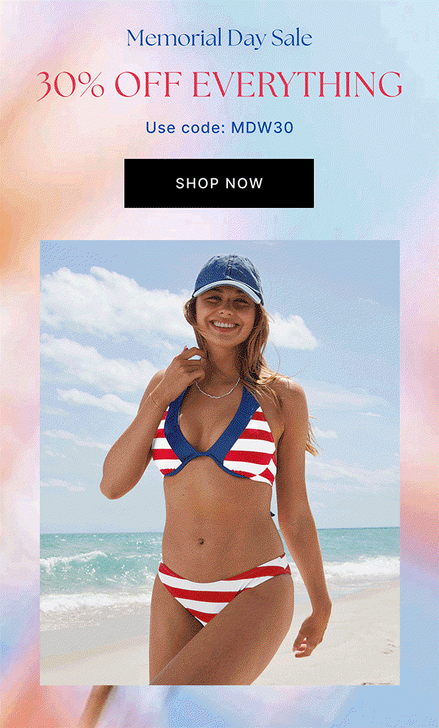 Memorial Day Sale 30% OFF EVERYTHING