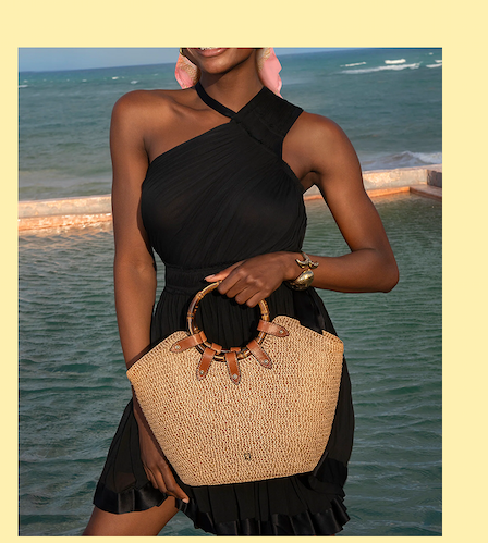 My Way Jr. Straw Crossbody Bag