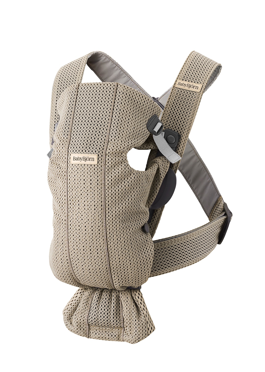 Mini 3D Mesh Bärsele Grey Beige  One Size