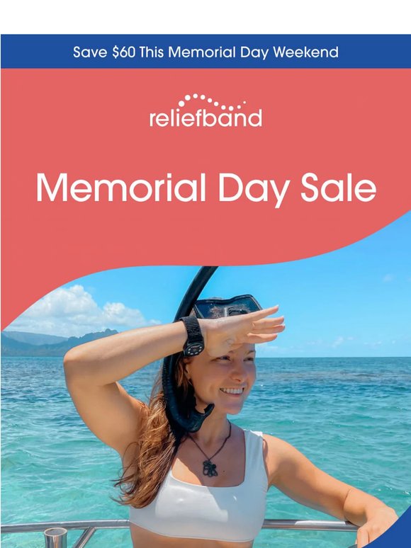 Celebrate Memorial Day with $60 Off! 🎉