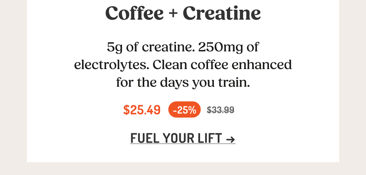 coffee creatine