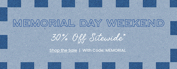 30% OFF SITEWIDE