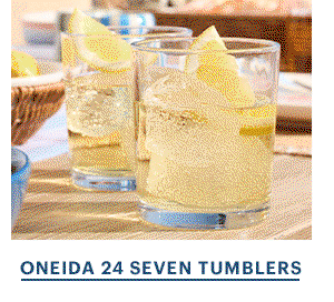 ONEIDA 24 SEVEN TUMBLERS