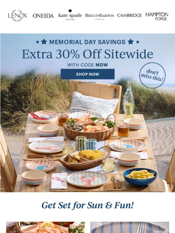 Extra 30% Off our MDW Sale!
