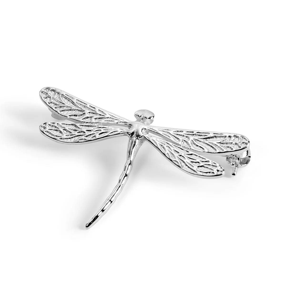 Image of English Emperor Dragonfly Brooch in Sterling Silver