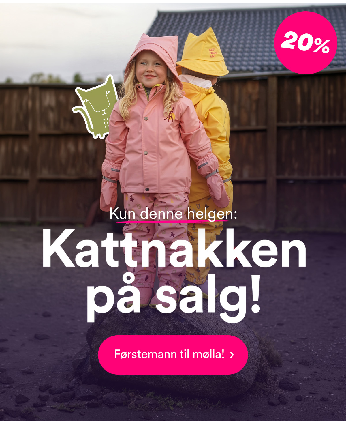 Kattnakken på salg!