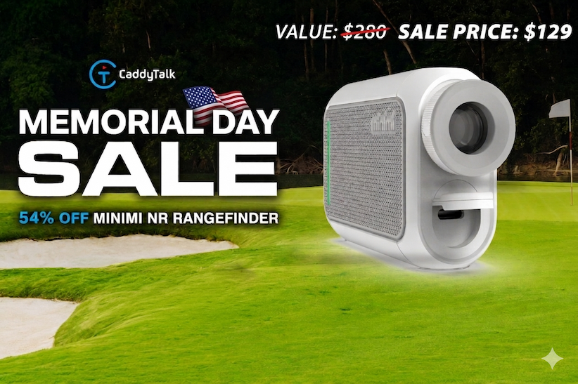 The CaddyTalk MINIMI NR proves you don’t need a bulky rangefinder to get tour-level performance.