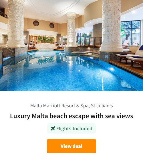 Luxury Malta beach escape with sea views