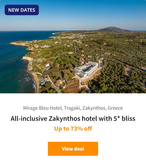 All-inclusive Zakynthos hotel with 5* bliss
