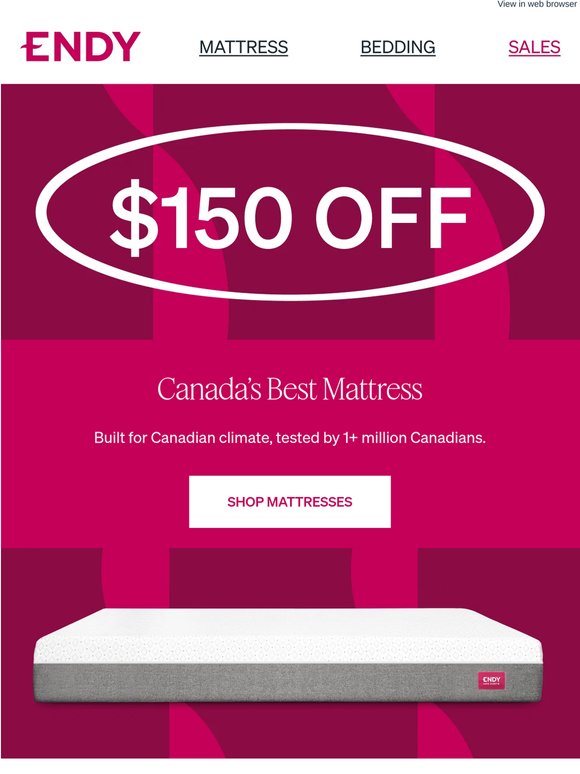 💥Any mattress. Any size. $150 off!