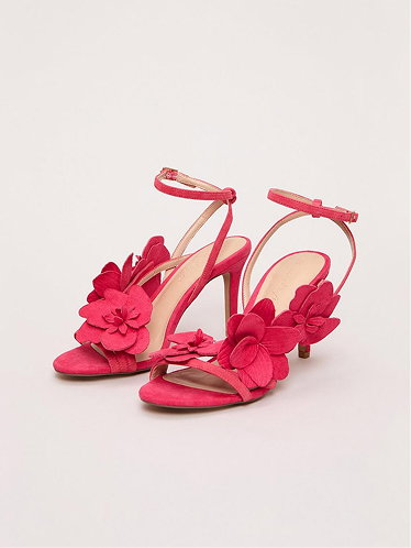 Floral Heel Sandal