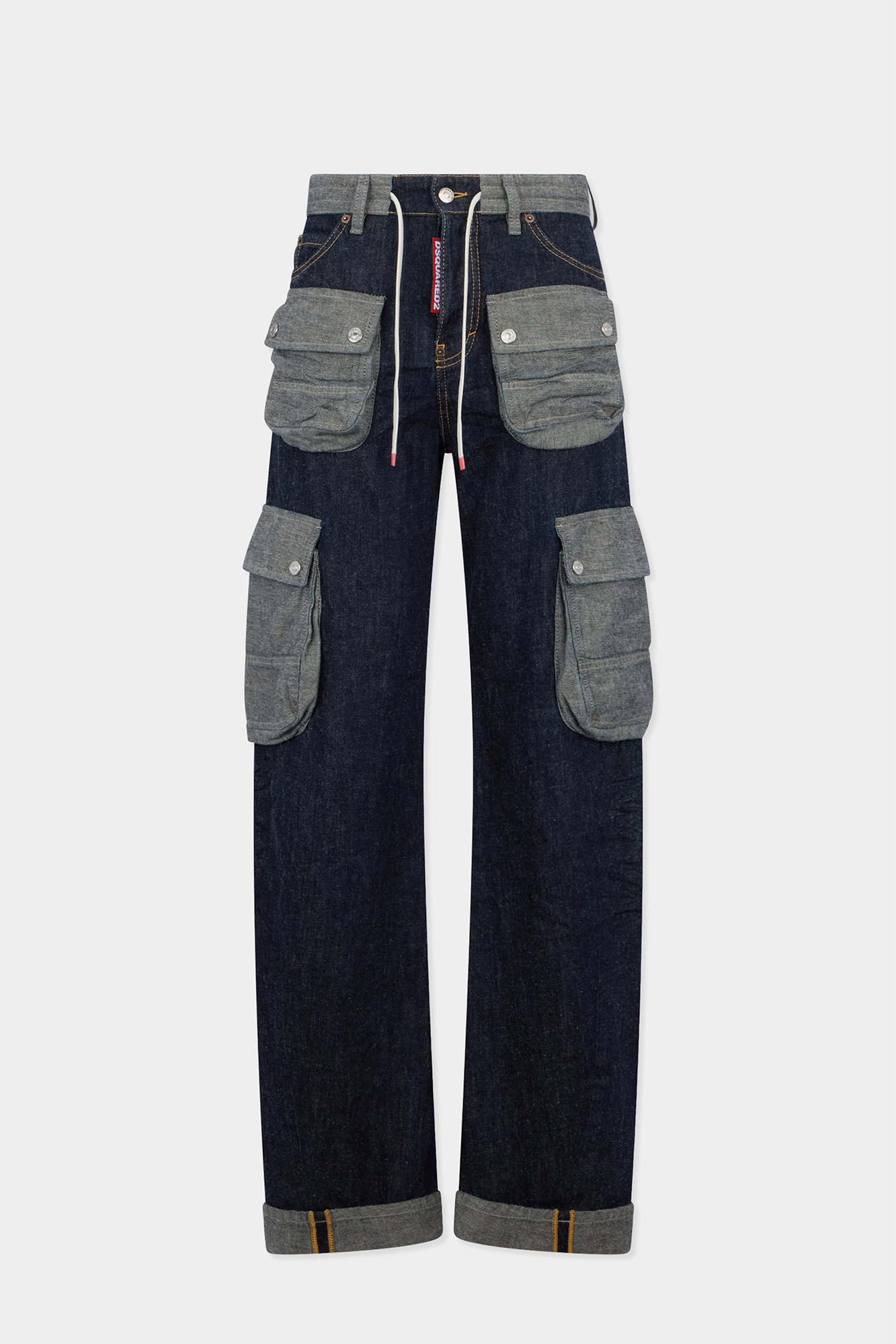 Dark Weight Wash Loose Twist Jeans